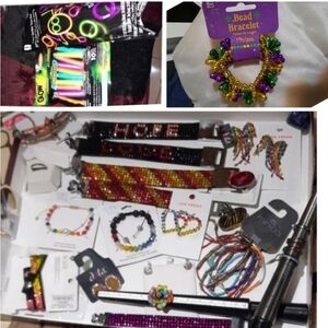 MASSIVE BUNDLE PRIDE🌈 MONTH JEWELRY ASST Bracelets Rings Earrings Cuffs GLOSTIK